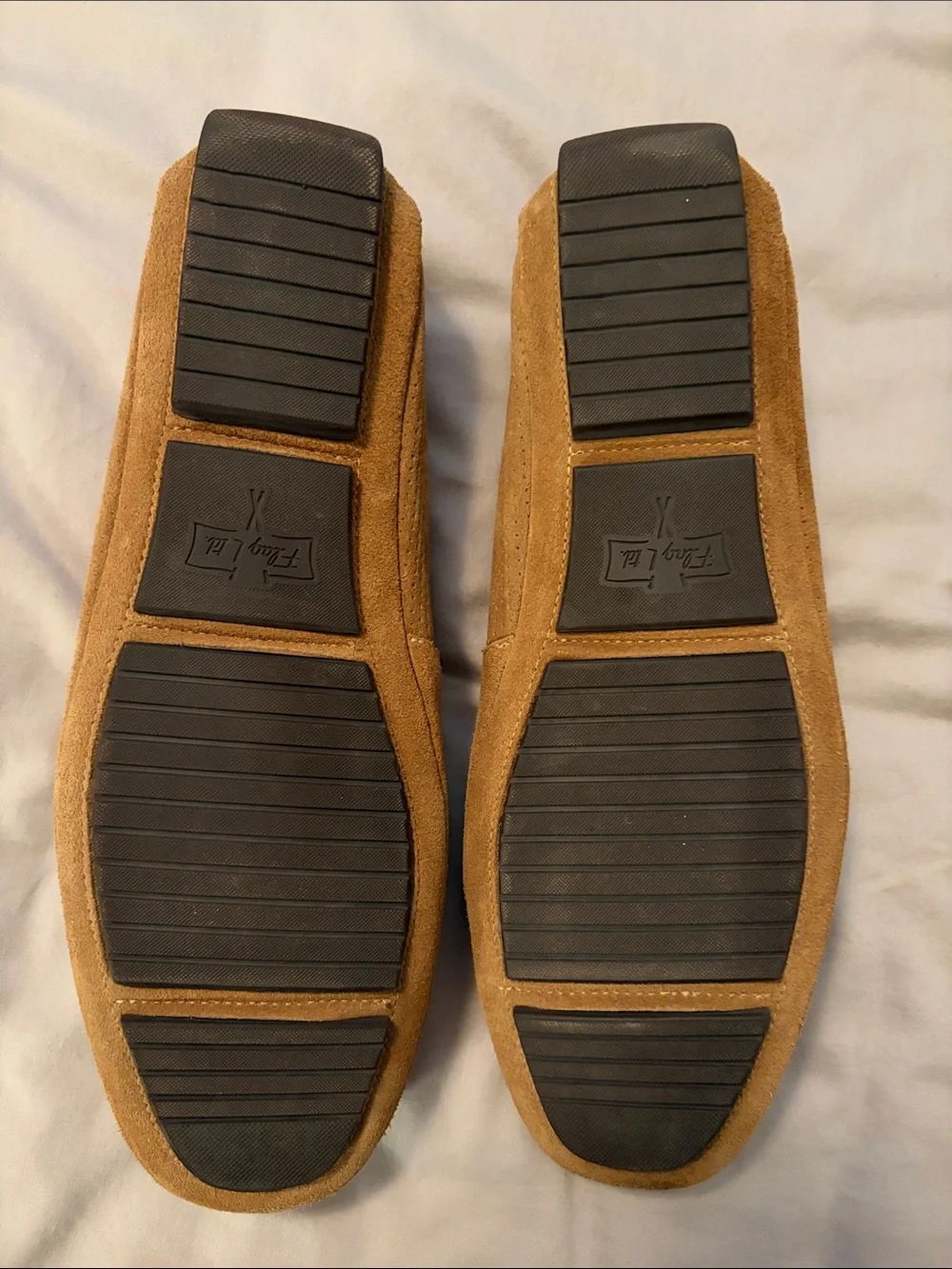 Men’s Flag Ltd. Suede Penny Loafers - Tan (size 11.5)
